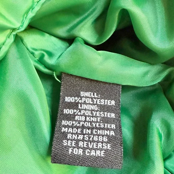 Green & yellow NY Varsity Jacket - Picture 8 of 8